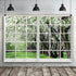 Renaiss 6x4ft White Flowers Trees Window Backdrop for Photoshoot, Spring Scenery Photography Background