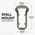 SOUND BASS Move Speaker Wall Mount Bracket, Weatherproof, Compatible with Sonos Move & Move 2, Includes Mounting