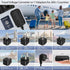 Voltage Converter 2300W Power Step Down 220V to 110V Universal Travel Adapter Power Transformer w/ 3 AC Outlets, 3 USB