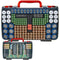 FULLCASE Double-Sided Battery Storage Organizer Case with BT-168 Tester, Holds 269, Fits