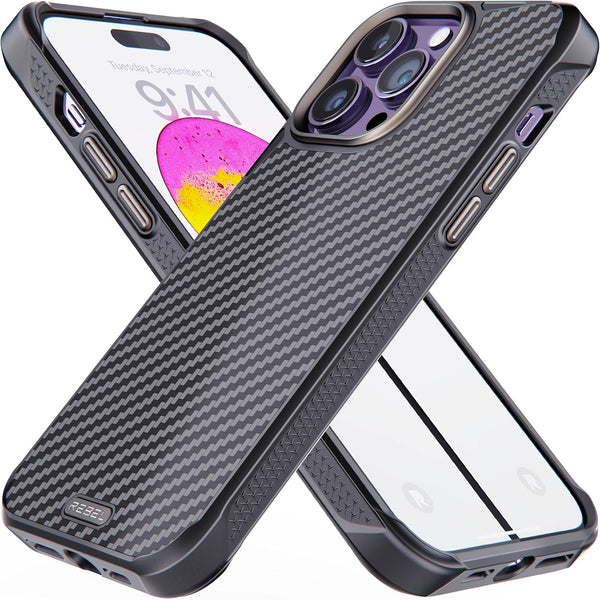 REBEL Case for iPhone 14 Pro Max - Gen-5 Aramid Fiber, Strong MagSafe Compatible, Shockproof Corners, Upgraded Design