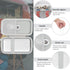 khanka Hard Travel Case for Anker 347 Power Bank (PowerCore 40K), 40,000mAh Battery Pack, Case Only, White