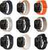 amBand Metal Case for Apple Watch Ultra 2/49mm: Rugged Bumper, 9H Tempered Glass, Ceramic-Like Back, Waterproof, Matte