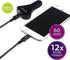Philips 60W USB-C Laptop/Phone/Tablet Car Charger, Power Delivery for Type C Devices, Great for Travel DLP2759Q/37