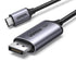 UGREEN USB C to DisplayPort 2.1 Cable, 16K@30Hz, 8K@120Hz, 40Gbps Thunderbolt 4/3 to DisplayPort Cord, Alu Braided,