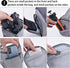FOSOTO Compact DSLR Camera Bag, Shoulder Crossbody Case for Canon & Nikon with Waterproof Rain Cover