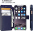 Compatible iPhone 12 Mini Wallet Case - Slim Flip Case with Credit Card Holder, Faux Leather, Magnetic Closure, Desert