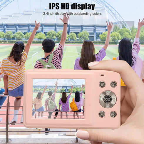 Pocket Digital Camera, 44MP Autofocus with 16X Zoom | Compact 2.4 Inch IPS Display for Travel & Wedding Ceremonies