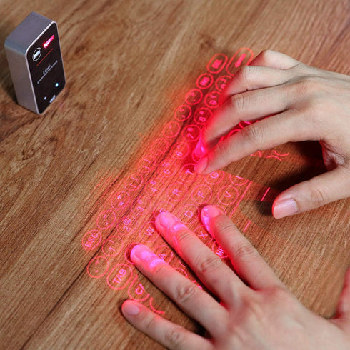 Laser Keyboard, Virtual Wireless Bluetooth Portable Projection Keyboard for Smartphone, PC, Tablet, Laptop
