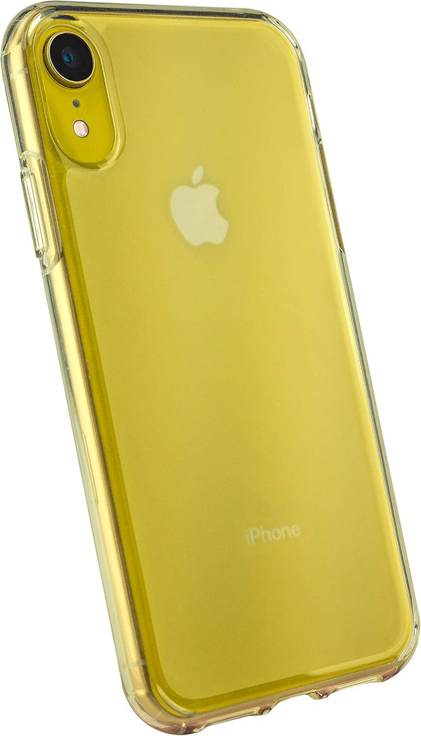 Smartish iPhone XR Clear Case - Nudist Frosted Clear - Slim Protective Shock Resistant Cover (Silk) - Nothin' to Hide