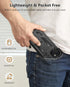 Protective Case for iPhone 13/14: Heavy Duty Military Grade Black Cover with Built-in Kickstand, Shock Proof Dual-Layer