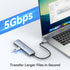 MOKiN USB C Hub HDMI Adapter, 7 in 1 Dongle for MacBook Pro/Air, USB C Data Port, HDMI, SD/TF Reader, 100W PD