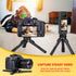 Zeadio etc(40kg/88lb Heavy Duty Mini Metal Tripod Stand - Universal Small Table Tripod for Camera, Gimbal, Action Cam