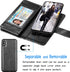 Tekcoo Galaxy A20E Case, Galaxy A10E Wallet Case, Luxury PU Leather Flip Cover with Detachable Magnetic Hard Case