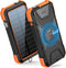 BLAVOR Solar Power Bank, PD18W QC3.0 Fast Charging, 20000mAh, IPX5 Waterproof, Camping Flashlight