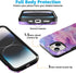 Casely iPhone 15 Case | Tie Dying Over You Purple Marble | Bold Case | Compatible with MagSafe