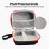 Hard Case for JBL GO3 / Go 3 Eco Portable Bluetooth Speaker, EVA Protection Case for Outdoor Use (Black+Red)