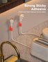 12Pcs Cable Clips, Fun Cord Holders for Desk Wall, USB Charger Cable Management, Key Hanger