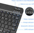 Samsung Galaxy Tab S7/S8 Wireless Keyboard,Universal Slim Portable Bluetooth Keyboard Compatible with Samsung Galaxy Tab S7/S8 Keyboard with Built in Rechargeable Battery,Black