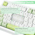 Bangsanth BT5.0/2.4GHz/USB-C, 94-Key, Wireless Keyboard, Quiet Keyboard for Work, Tri-Mode Creamy Keys with RGB