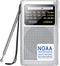 Greadio NOAA Weather Radio, AM/FM Battery Operated Portable Radio with Best Reception for Emergency