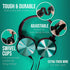 Premium Classroom Headphone with Microphone (5 Pack) - Kids Wired Earphones for K-12 Students & Teachers, Colorful