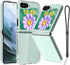Samsung Galaxy Z Flip7 FE Case, Clear Anti Yellowing Phone Cover with Lanyard Wrist Strap for Ultra-Thin Protection