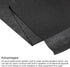 uxcell Black Speaker Mesh Grill Cloth Stereo Box Fabric Dustproof 100cm x 160cm (39 inches x 63 inches)