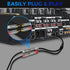 RCA Splitter Y-RCA Cable - 1 RCA Male to 2 RCA Female Audio Speaker Y Adapter, 0.6 Feet (2 Pack)