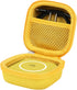 khanka Hard Travel Case for Iseyyox/RTOPS/Hicober/UCOMX Nano 3 in 1 Wireless Charger, Case Only (Yellow)