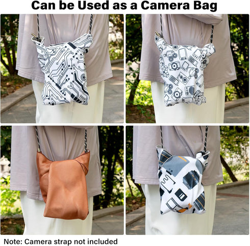 Walking Way Protective Wrap, Self-Adhesive Magic Cloth Camera Wrap, Storage Cloth, Anti-Scratch, Dustproof, Washable