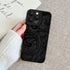 Newseego 16 16 for iPhone Pro Max Case, Cute Cool Black Marble Pattern Design Case for Women Girls Men Soft Slim TPU