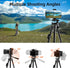 Fotopro 51'' 3-Way Camera Tripod, Lightweight Portable Travel Tripods for Camera and Phone with Head Remote Control