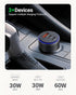 USB C Car Charger, 90W 3-Port Fast Charger, Car Adapter for iPhone 15/15 Plus/15 Pro/15 Pro Max, Galaxy S23, MacBook