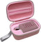 XANAD Pink Case for JBL Go3 / Go 3 Eco Portable Wireless Bluetooth Speaker, Travel Protective Storage Case Bag
