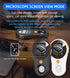 T TAKMLY 2.0 inch 200w 500x Magnifying Glass with Light Portable Handheld USB Digital Microscope Macro Camera IPS Color