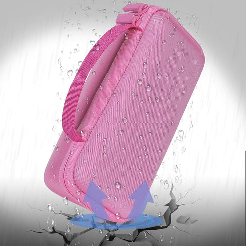 co2CREA Hard Case for BolaButty X-GO C27C Bluetooth Speaker, IPX5 Waterproof (Pink)