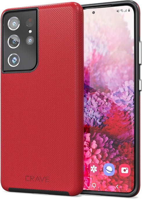 Crave Dual Guard Case for Galaxy S21 Ultra, Shockproof Protection Dual Layer Case for Samsung Galaxy S21 Ultra, S21