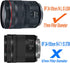 RF 24-105mm F4L Lens Hood - EW 83N Petal Bayonet Mount Shade, Reversible Non-Glare Finish for Canon Lens