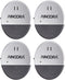 AINOORA Window Alarms 4 Pack, 130dB Loud Glass Break Sensor & Vibration Alarm