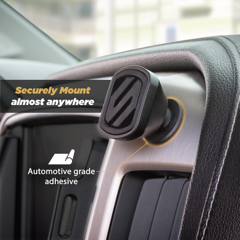 Scosche MMDSD-RP MagicMount 360 Select Mini Magnetic Car Phone Holder - Strong Magnet Mount for iPhone and Android