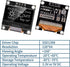 YELUFT 5pcs 0.96 Inch I2C 12864 128x64 SSD1306 Pi/ESP32 Pre-Soldered IIC OLED Display Module Pixel Driver Self-Luminous