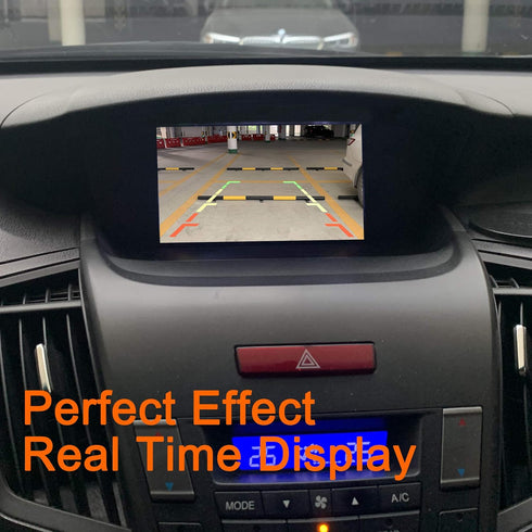 HD Backup Camera - 170 Wide Angle, Universal License Plate, IP69 Waterproof for Cars and Trucks