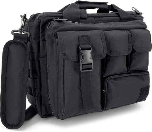 TaktZeit Military Briefcase - 15.6 Inch Tactical Laptop Messenger Bag for Hiking, Cycling, Camping, Daily Use