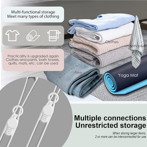 Nearockle 16PCS Silicone Cable Ties Cord Organizer, 4.5" & 7.1" Reusable Cable Management for Home, Office, Travel