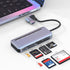 Suejezt Memory Stick Pro Duo Card Reader, 7 in 1 USB-A/USB-C Multi Memory