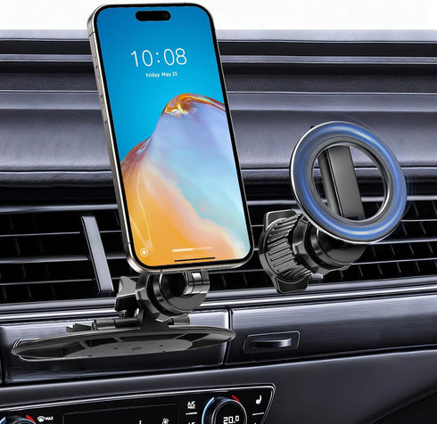 EEEKit Magnetic CD Slot Phone Holder for Car, 20 N52 Strong Magnets Vent