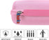 Khanka Hard Travel Case for Ortizan Portable Bluetooth Speaker, IPX7 Waterproof Wireless Speaker, Case Only (Pink)