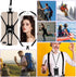 Universal Phone Lanyard, 2 in-1 Neck Strap with Finger Ring Holder Compatible with Most Smartphones (Black)