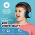 PowerLocus PLED Kids Bluetooth Headphones, Wireless Headphones with LED Lights, 74/85/94dB Safe Volume, Micro SD, AUX